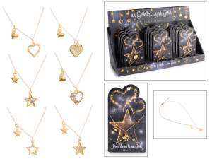 grossiste collier étoile coeur