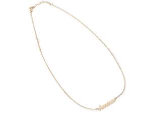 Collier ras du cou en gros Mots