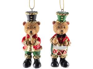wholesale vintage christmas teddy bear decoration
