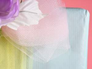 Wholesaler ribbon tulle colored