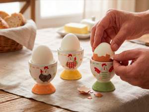 wholesale ceramic egg holder hen
