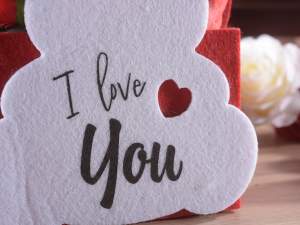 Wholesale heart-shaped cloth handbags