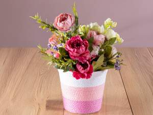 wholesale colored paper basket vase