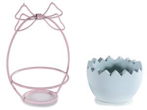 wholesale Easter egg basket vase