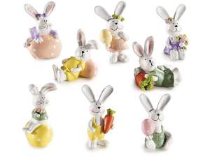 Conejitos de Pascua de resina al por mayor
