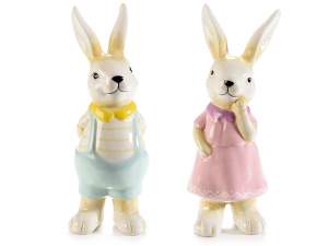 Mayorista de conejitos de pascua de decoracion cer