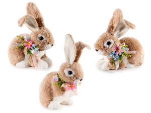 Al por mayor decoración de conejo de Pascua de pie