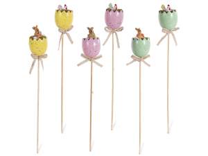 ingrosso accessori confezione pasqua stick uova