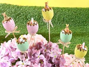 ingrosso accessori confezione pasqua stick uova