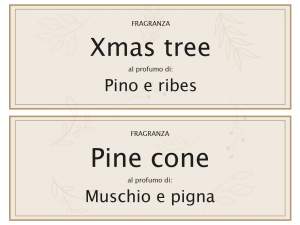 Grossita incenso decori Natale vischio