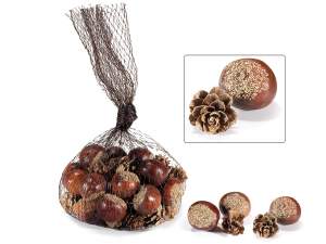 ingrosso castagne decorative