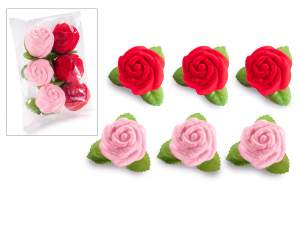 ingrosso roselline clip accessori confezione