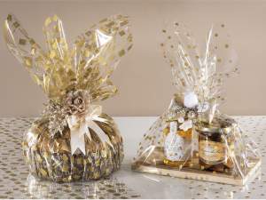 carta regalo natalizia oro all'ingrosso