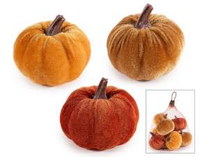 ingrosso decoro zucca velluto