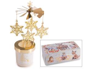 ingrosso candela girandola natale
