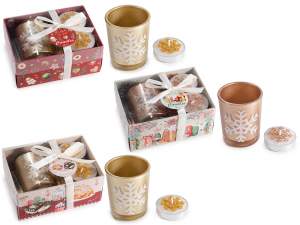 ingrosso confezione natale tealight regalo
