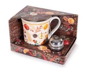 ingrosso confezione regalo tazza natale