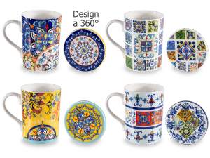 Ingrosso tazza tisaniera porcellana