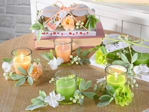 ingrosso candele fiori di campo regalo