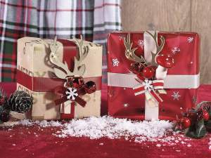 ingrosso mellettina renna pacchetto natale