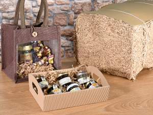 Grossista paglietta confezioni carta kraft