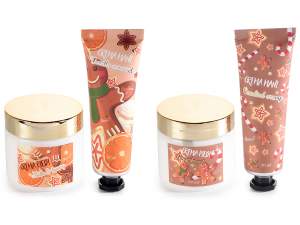 Ingrosso confezione regalo ad albero crema