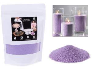 ingrosso cera candela sabbia viola fai da te