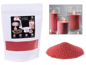 grossista cera sabbia rosso rubino candele