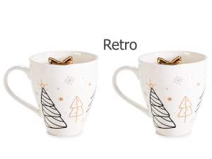 Grossista tazze natale decori oro vero