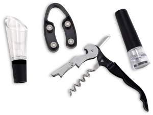 ingrosso accessori regalo kit sommelier vino