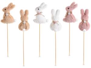 ingrosso decoro pasqua stick coniglietti