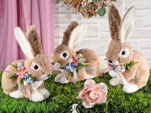 ingrosso decoro coniglio pasqua eco fur