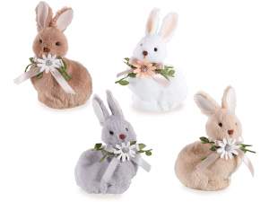 grossista coniglietti decorativi eco-fur