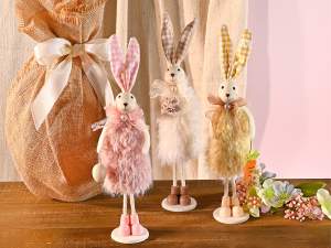 ingrosso coniglietti pasqua eco fur