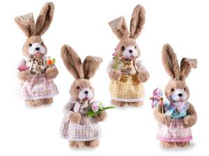 ingrosso coniglette pasqua peluche decorazioni