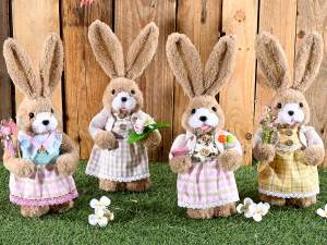 ingrosso coniglette pasqua peluche decorazioni