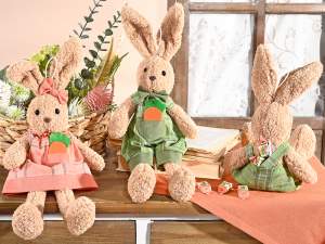 ingrosso coniglio peluche porta dolci pasqua