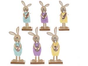 Grossista conigli decorativo pasqua pelo