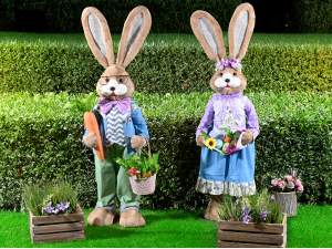 ingrosso conigli vetrina pasqua allestimento