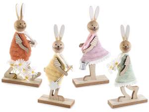 grossista conigli pasqua decori vetrina