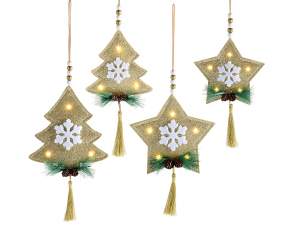 Decoración árbol de estrellas colgante