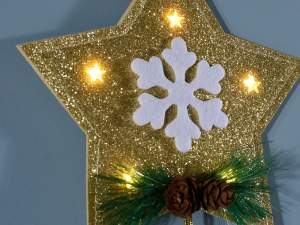 Decoración árbol de estrellas colgante