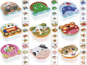 Juego de contenedores de polipropileno para snacks