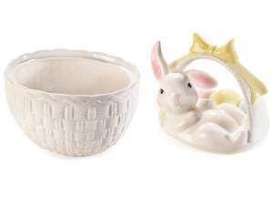 ingrosso cesto pasqua biscottiera portadolci