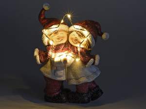 ingrosso decoro  bimbi luci natale
