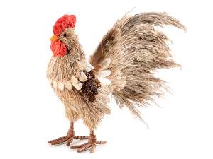 vente en gros décoration de coq pour vitrines