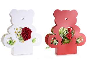 vente en gros panier fleurs ours en peluche