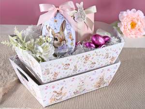 plateaux en gros panier de Pâques petit