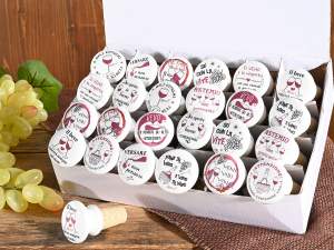 wholesale cork stoppers with wine decorations