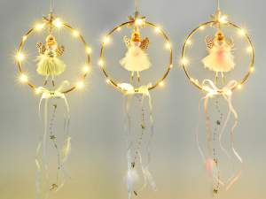 Luces navideñas con corona de ángel al por mayor